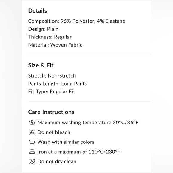 NWT Commense Business Casual Pockets Straight Pants - Picture 5 of 5